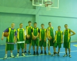 Команда школы по баскетболу